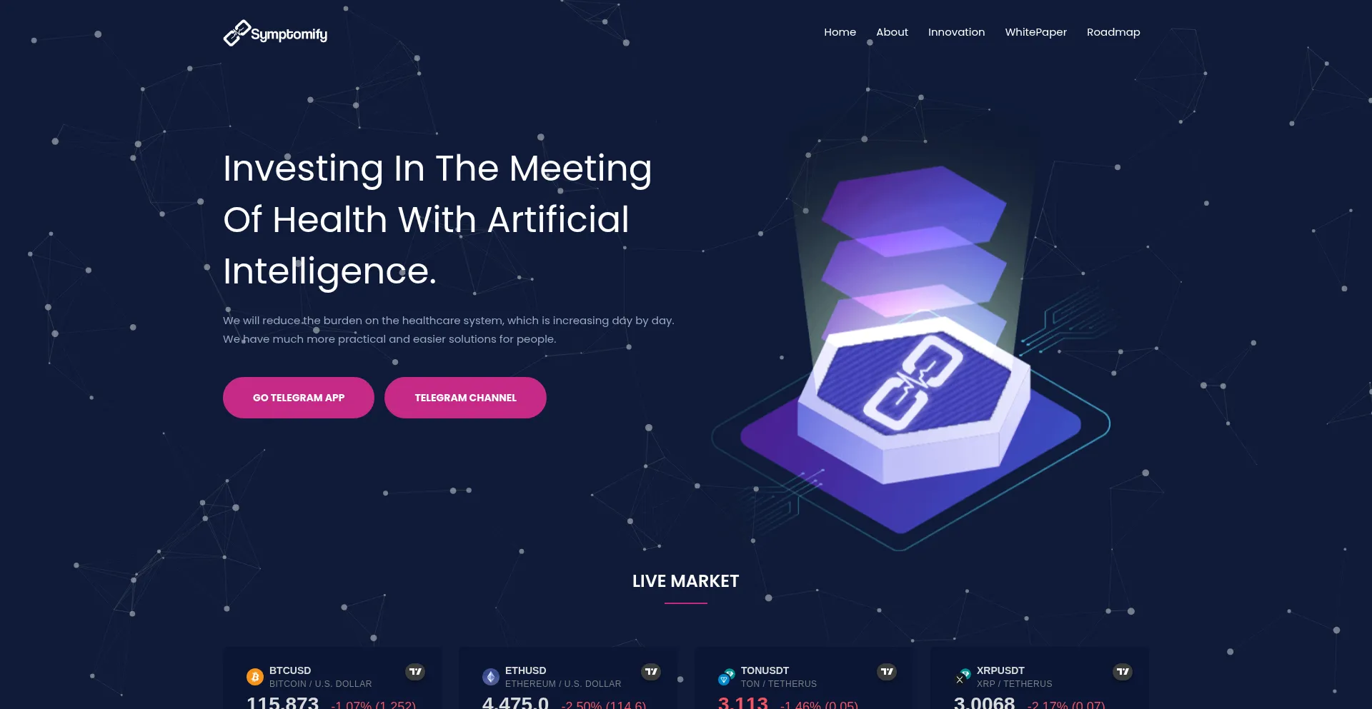 Symptomify.io Screenshot