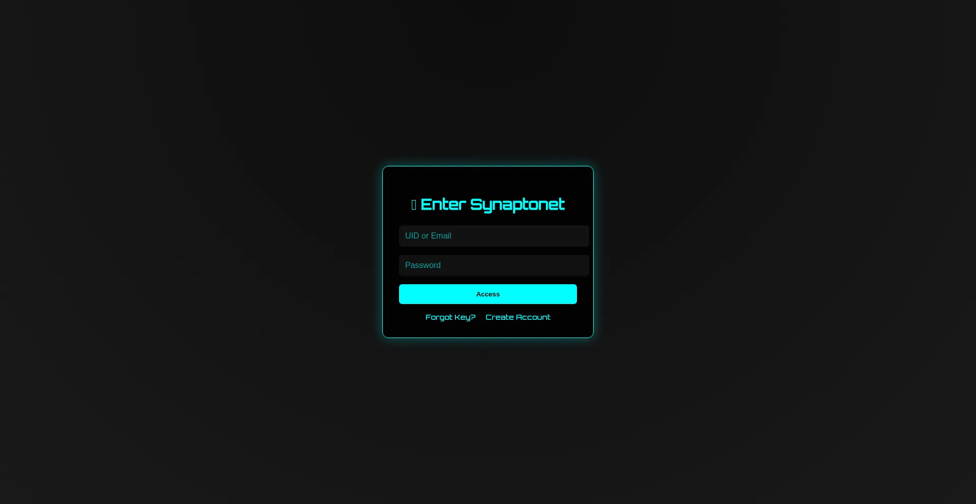 Website screenshot of Synaptonet.club