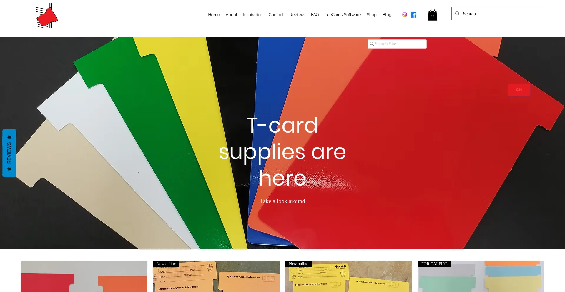 Website screenshot of T-cardsystems.com