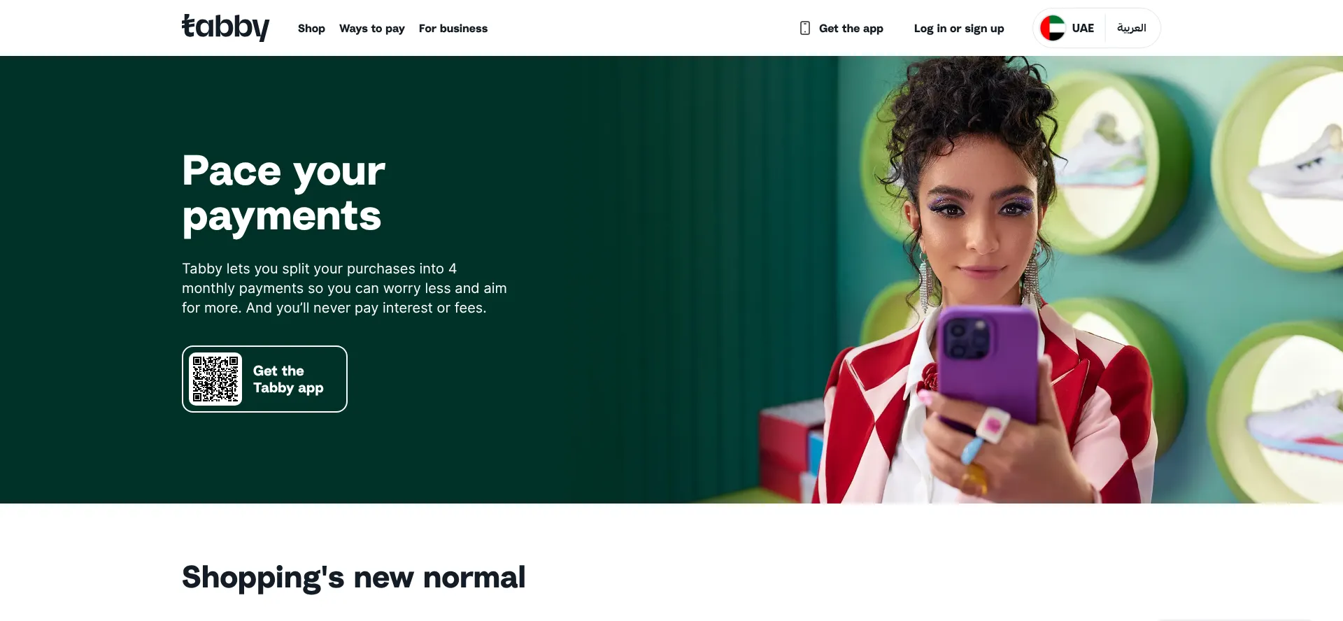 Website screenshot of Tabby.ai
