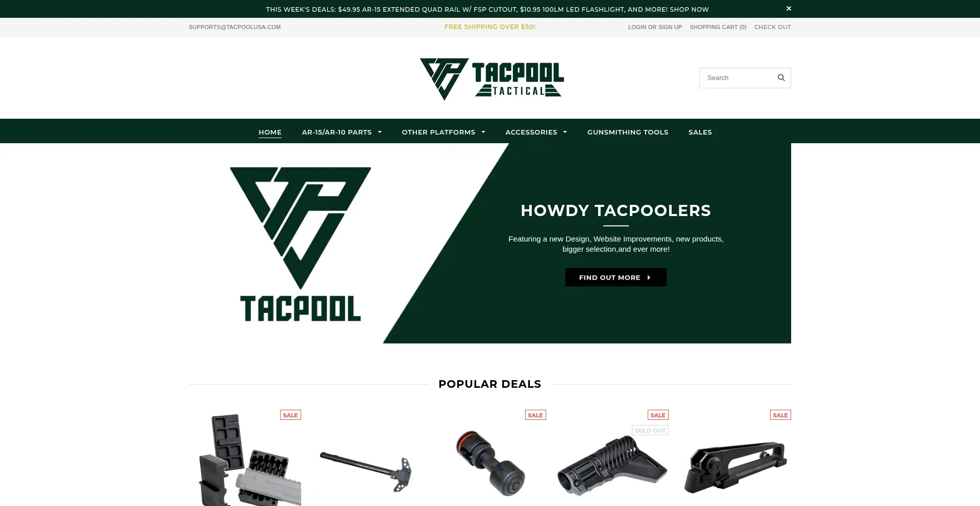 Tacpoolusa.com Screenshot