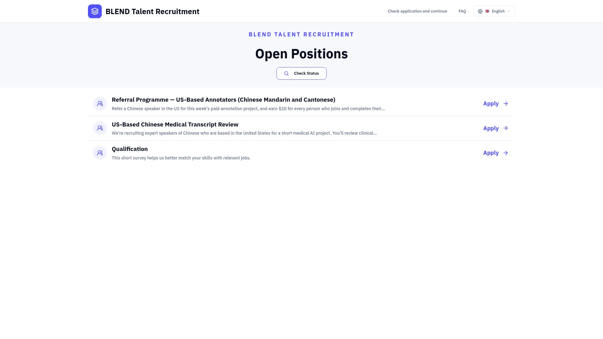 Talents.getblend.com