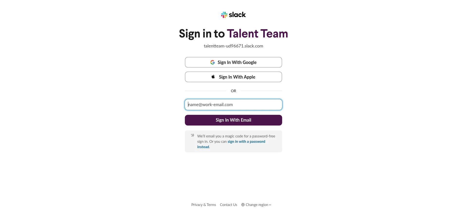 Talentteam-ud96671.slack.com