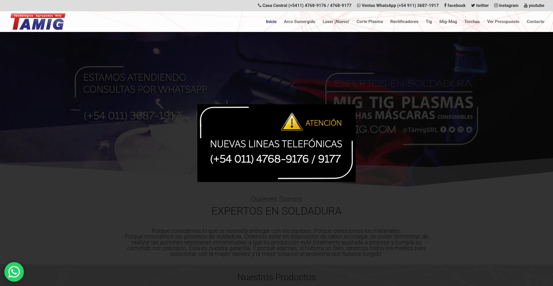 Tamig.com Screenshot