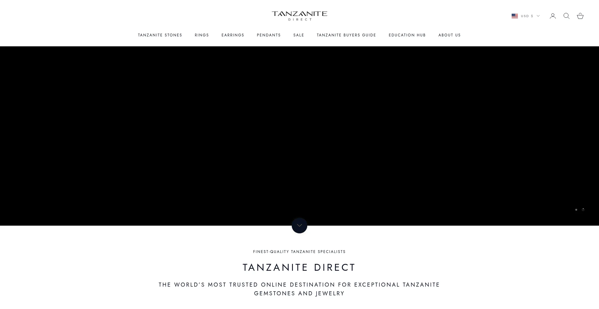 Tanzanitedirect.com Screenshot