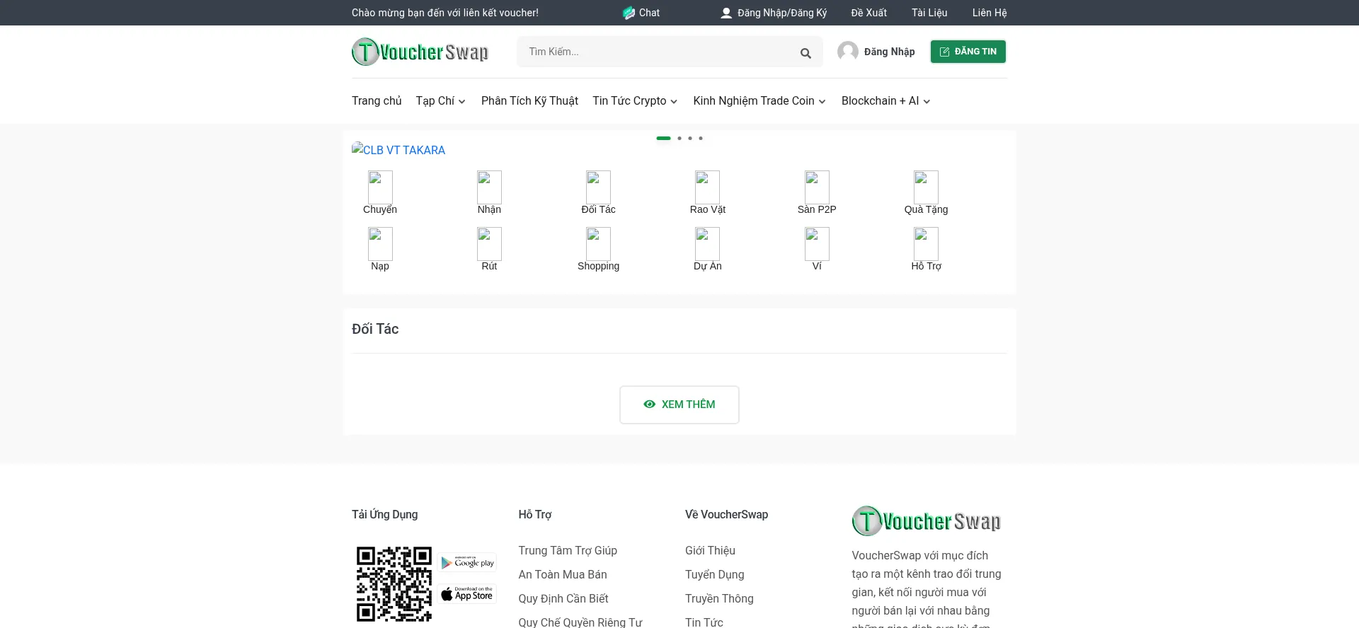 Website screenshot of Tapchibitcoin.info