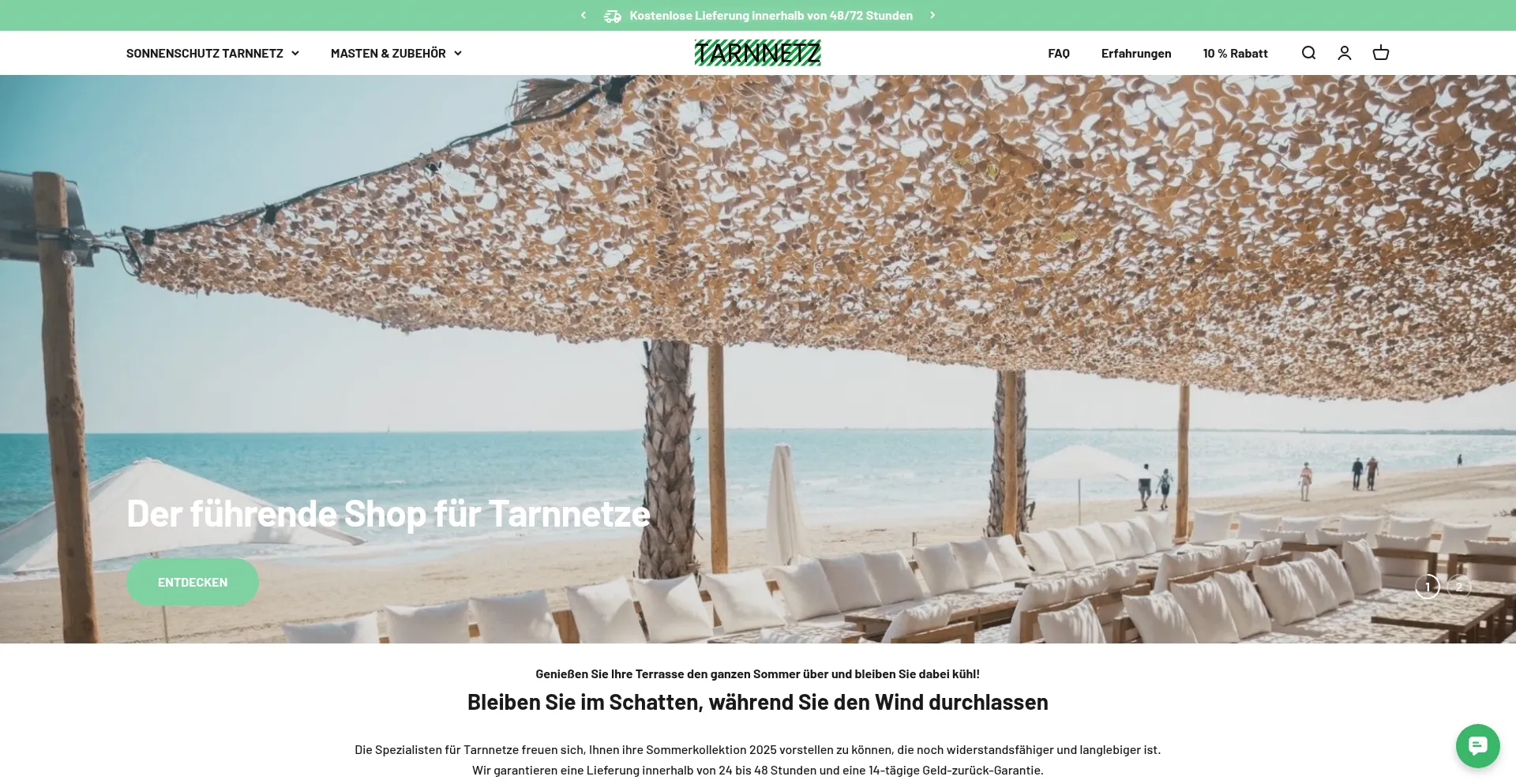 Tarnnetz.com Screenshot