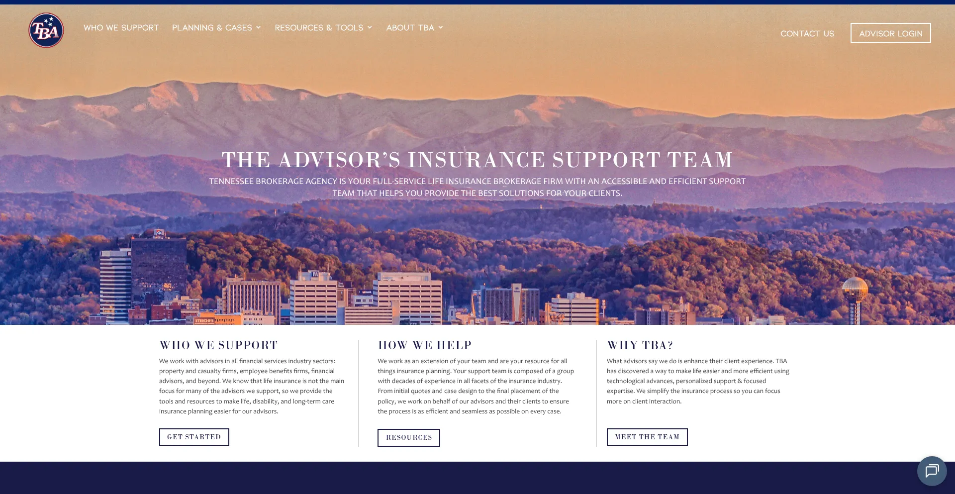 Tba.com Screenshot