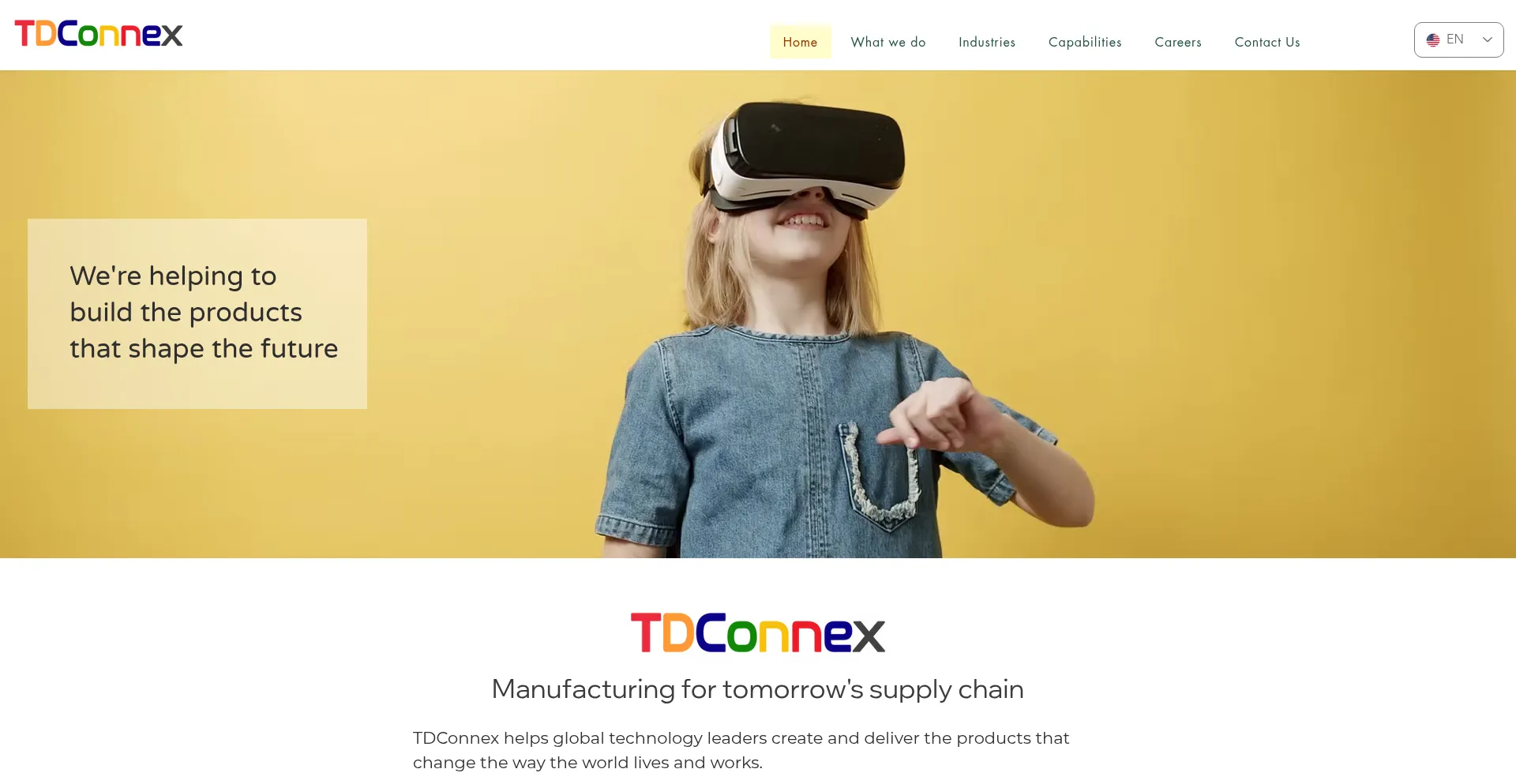 Tdconnex.com Screenshot