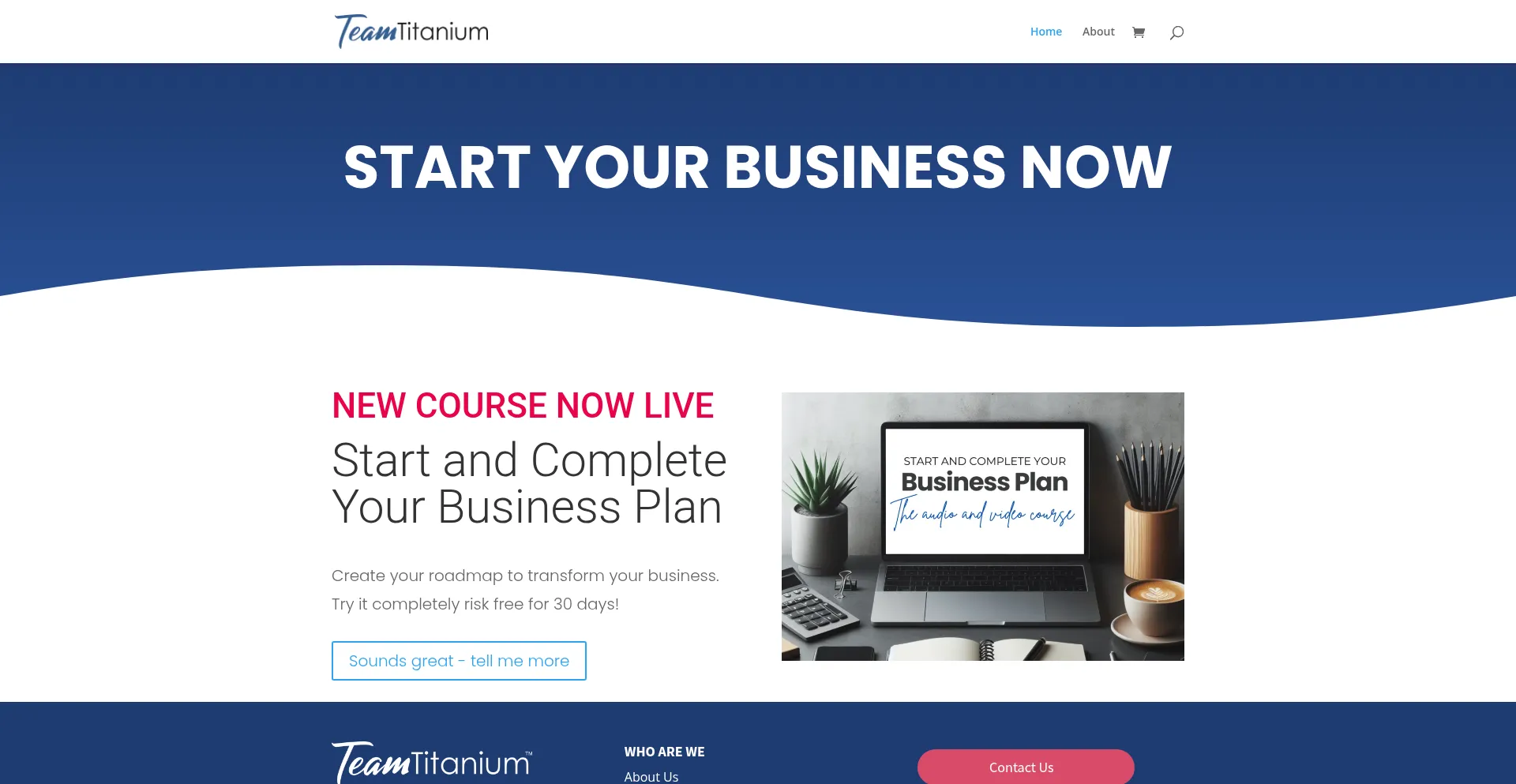 Teamtitanium.co.uk Screenshot