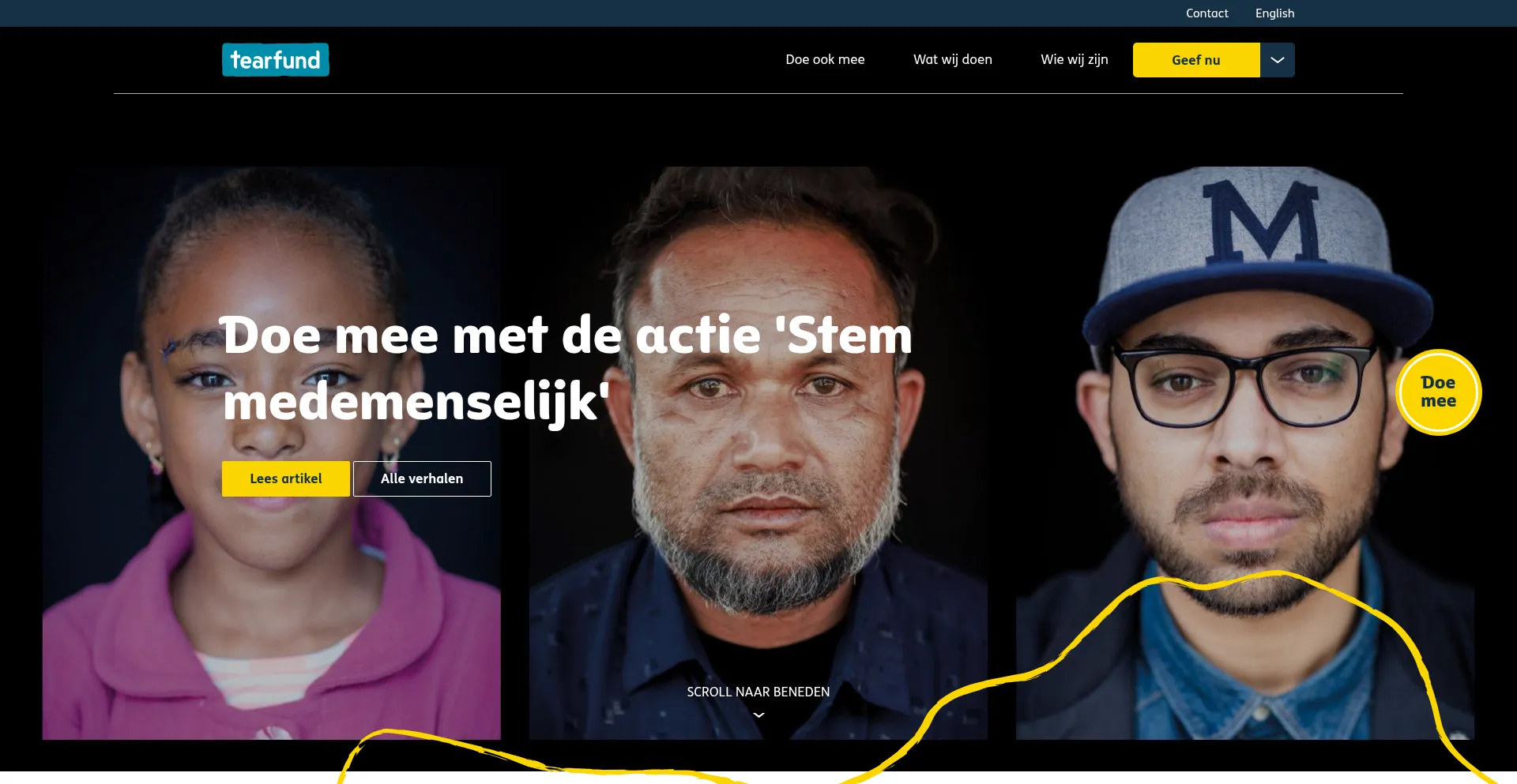 Tearfund.nl Screenshot