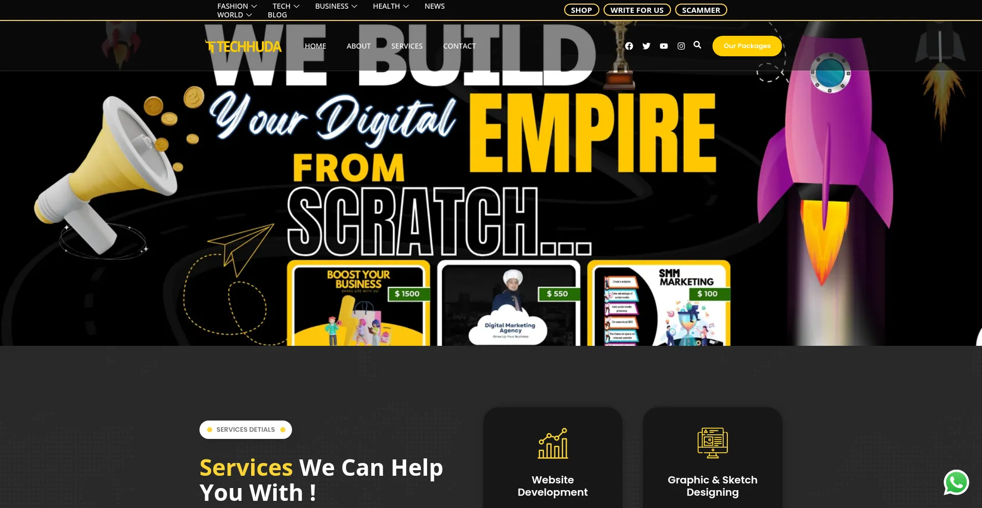 Techhuda.com Screenshot