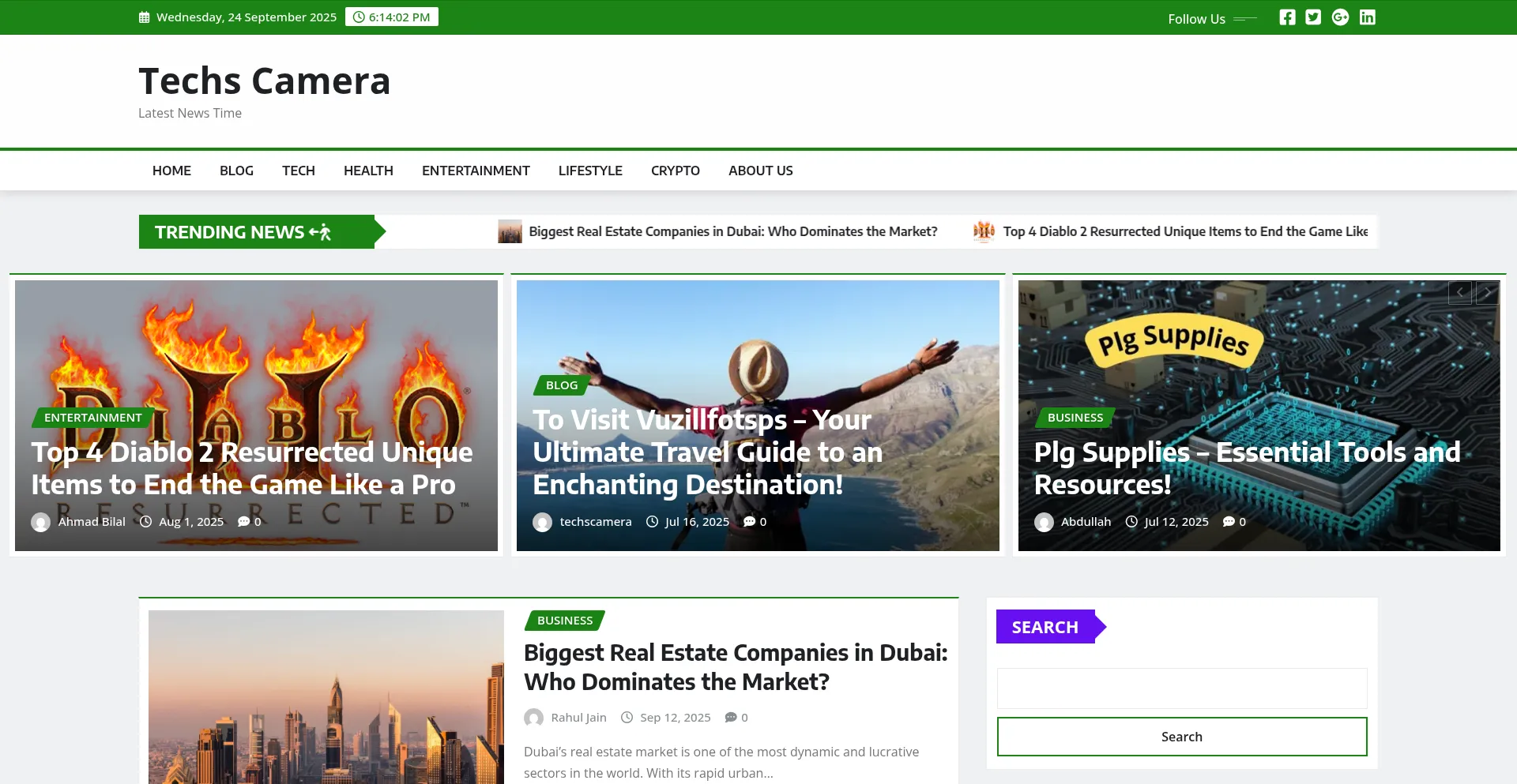Techscamera.com Screenshot