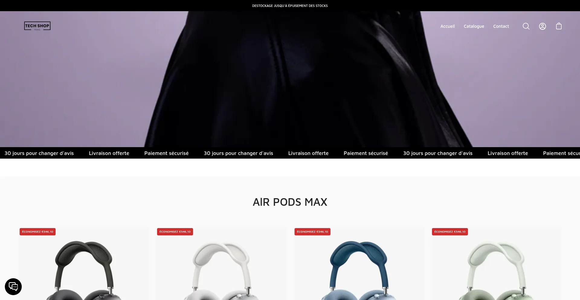 Website screenshot of Techshop-2.com