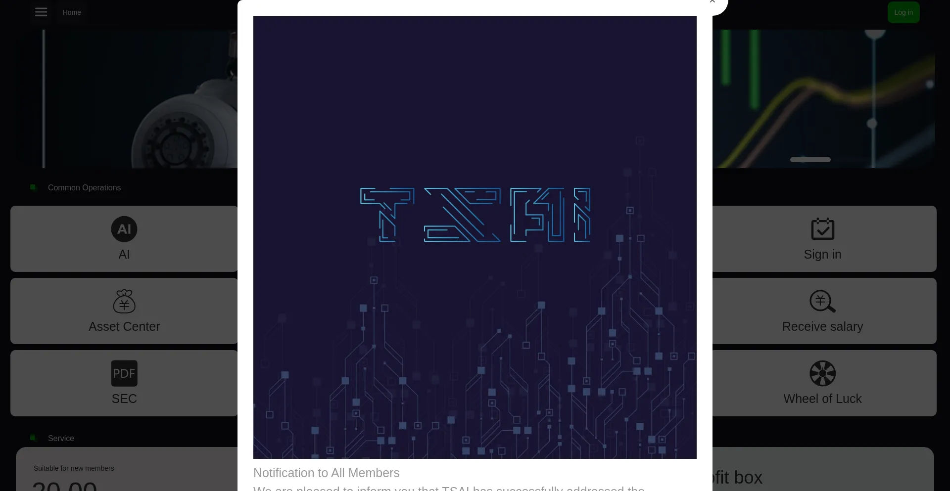 Website screenshot of Techstarvoip.com