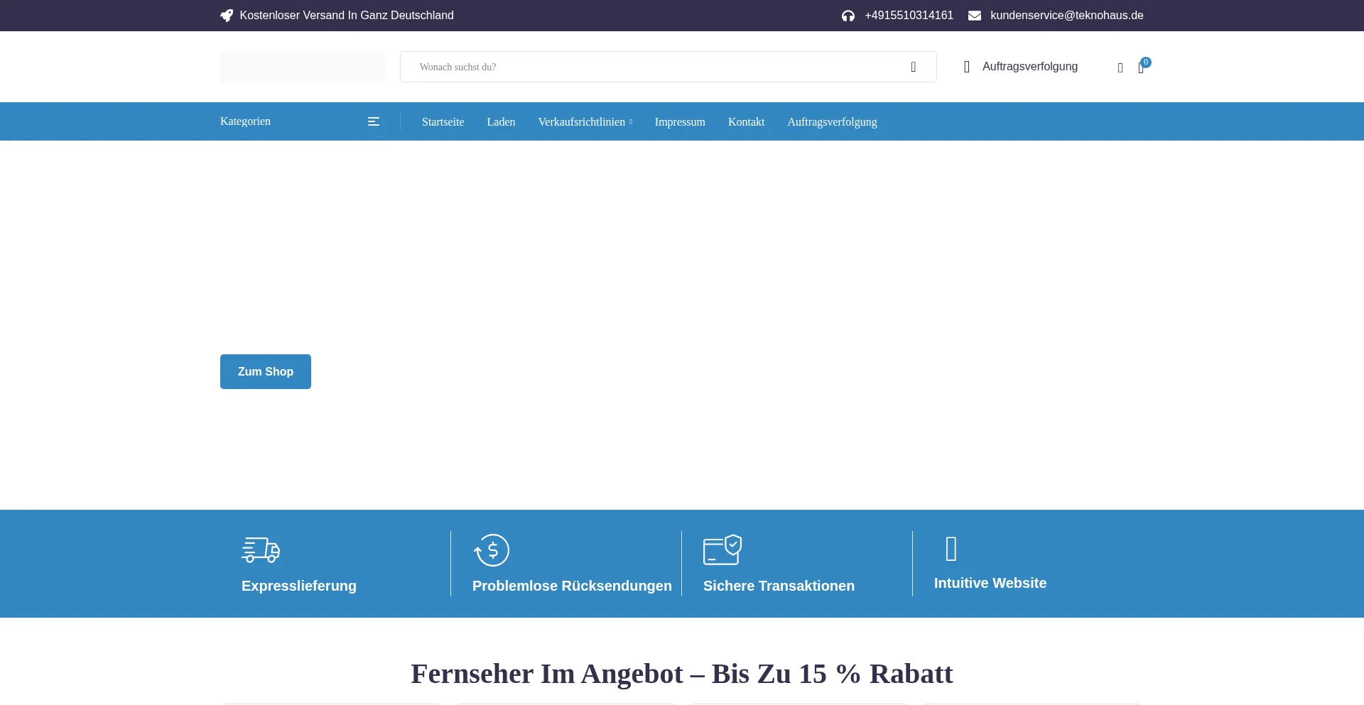 Teknohaus.de Screenshot