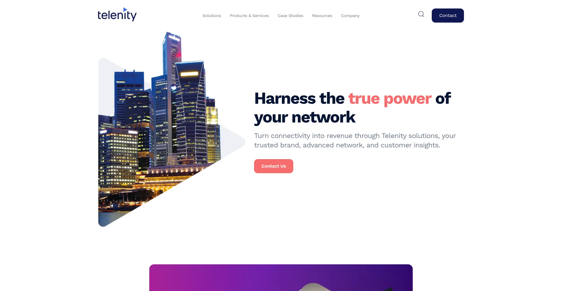 Telenity.com Screenshot