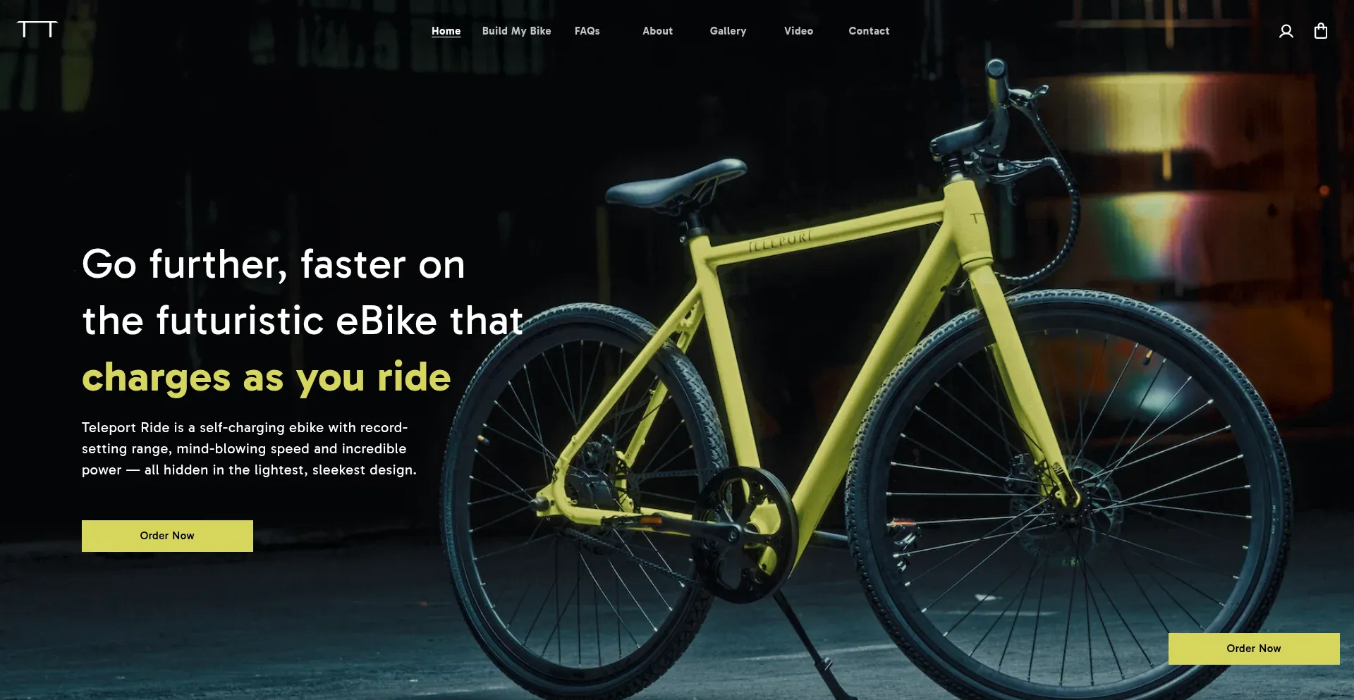 Teleportride.com Screenshot