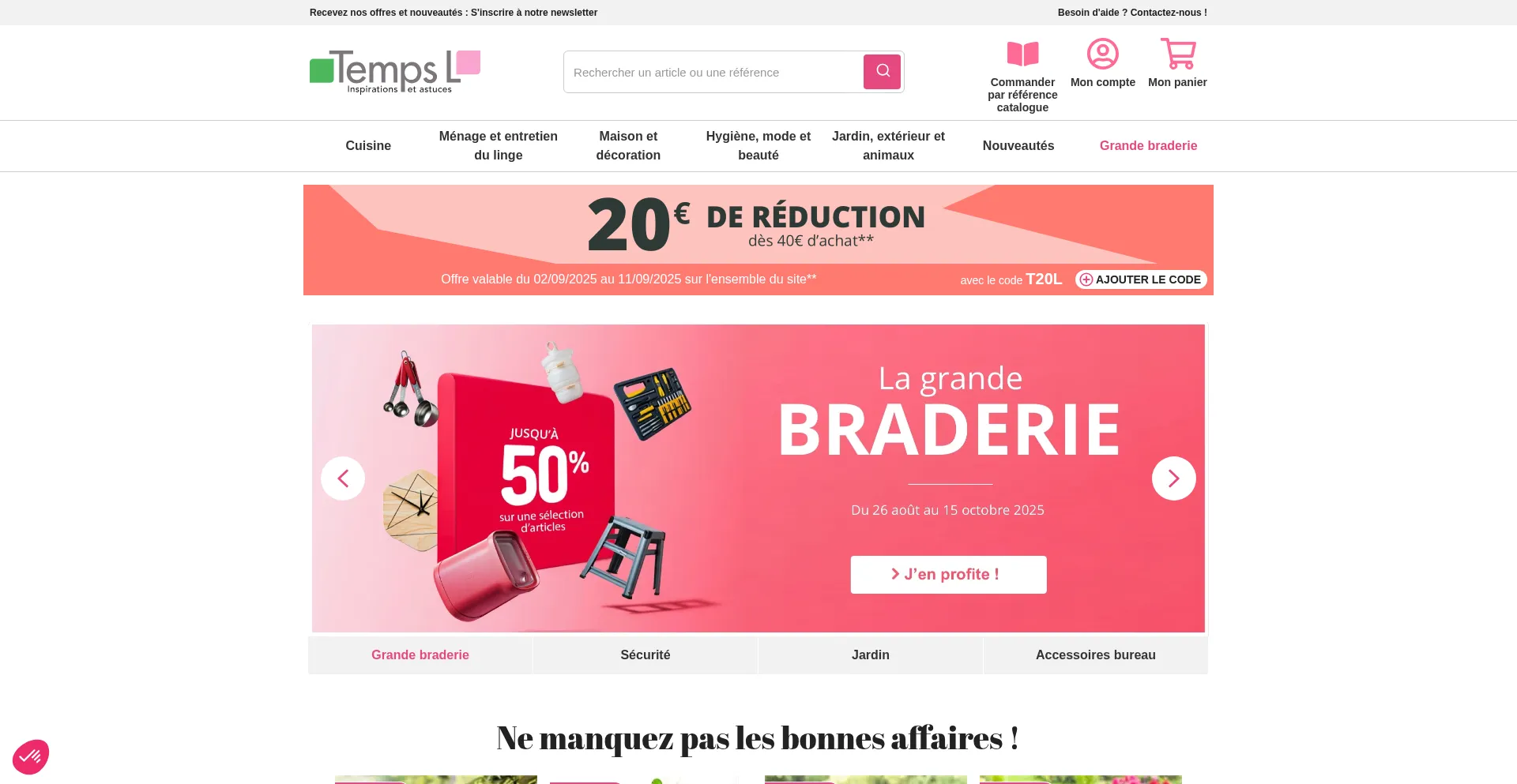 Tempsl.fr Screenshot