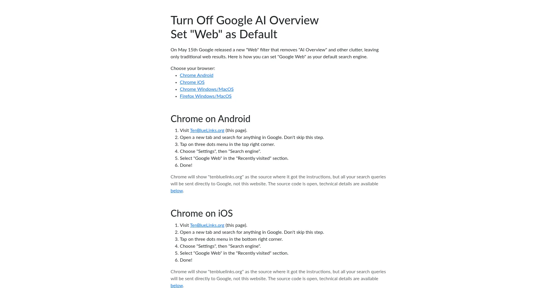 Is Tenbluelinks.org Safe?