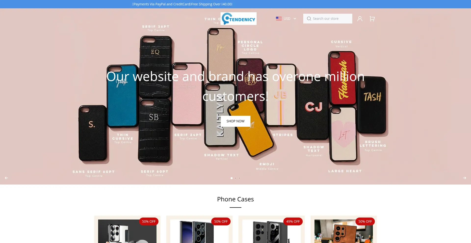 Tendenicy.com Screenshot