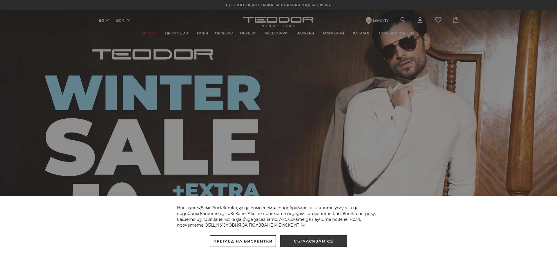 Website screenshot of Teodor.bg