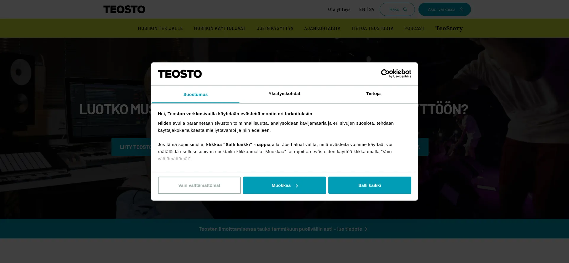 Teosto.fi