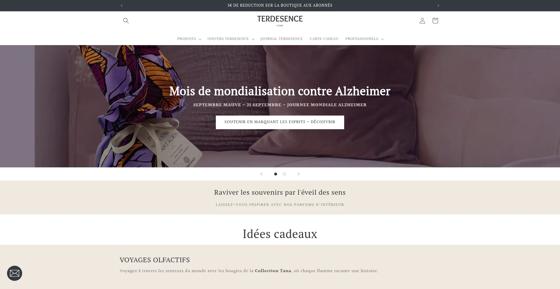 Terdesence.com Screenshot