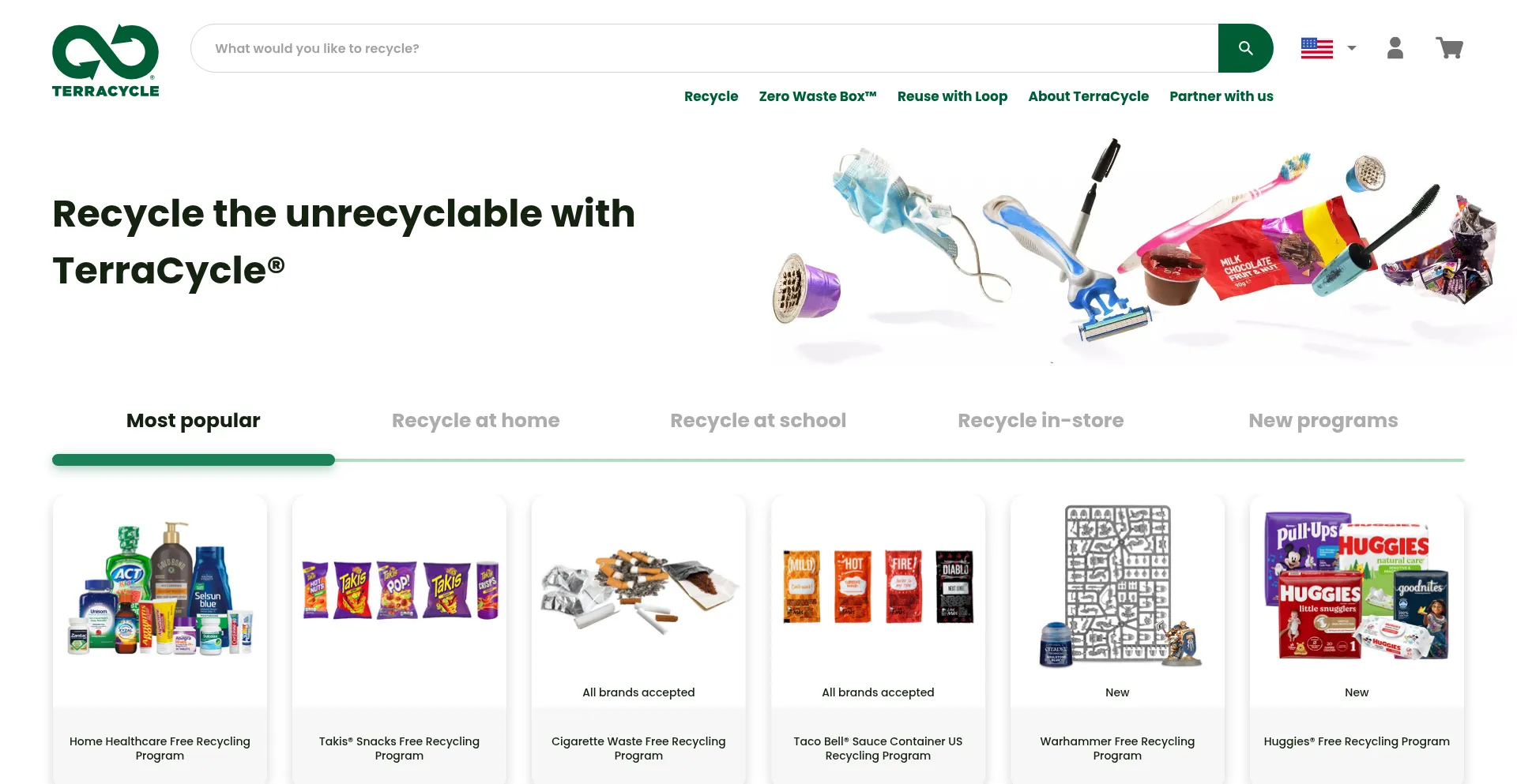 Terracycle.com Screenshot