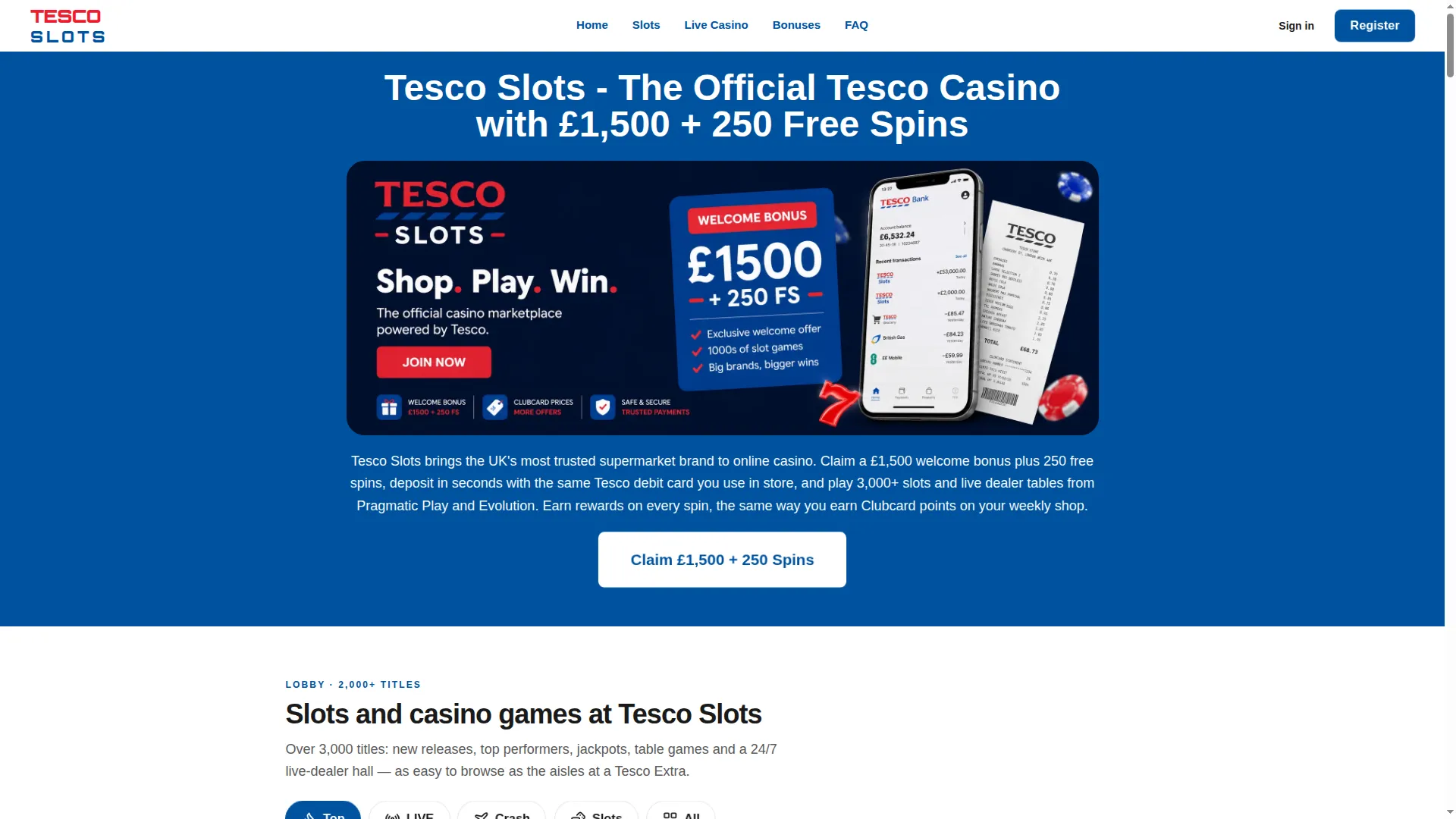 Tescoslots.com