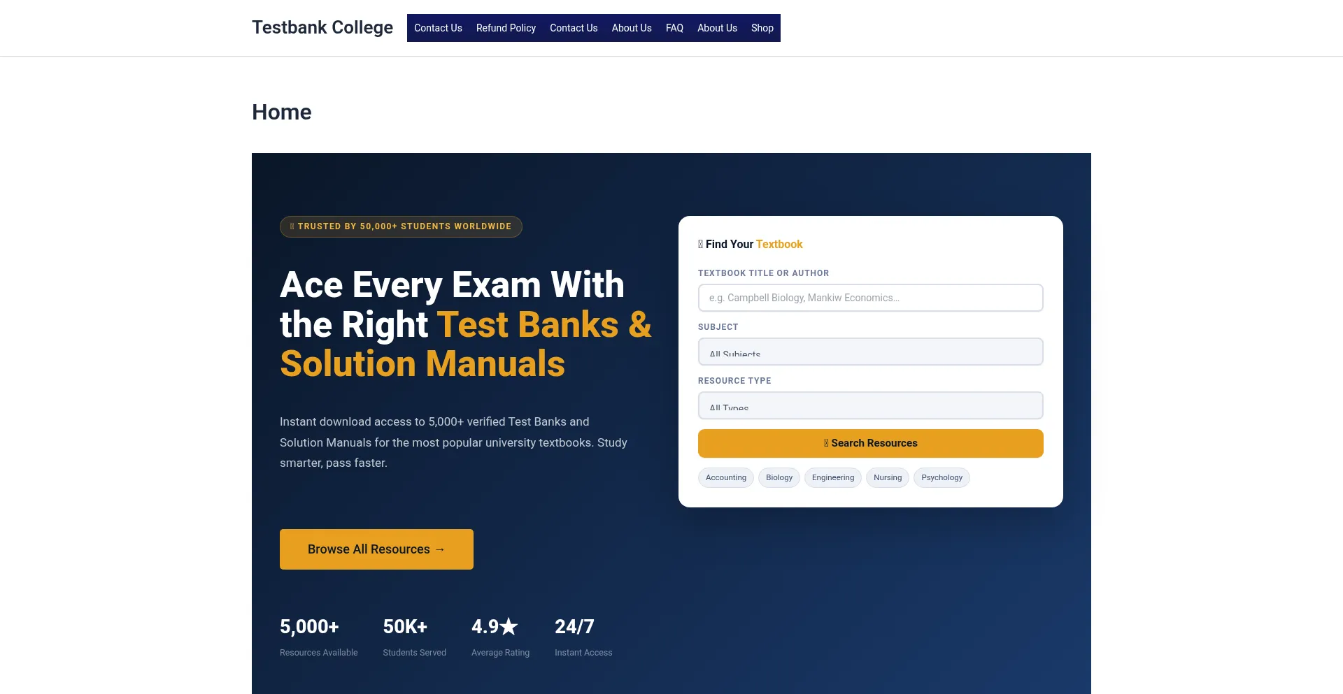 Testbankcollege.com