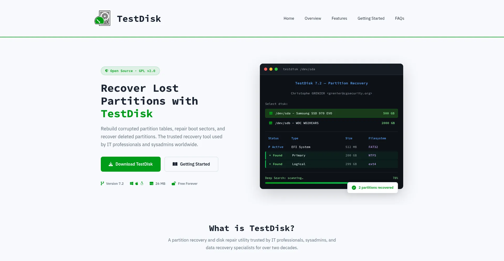 Testsdisk.com