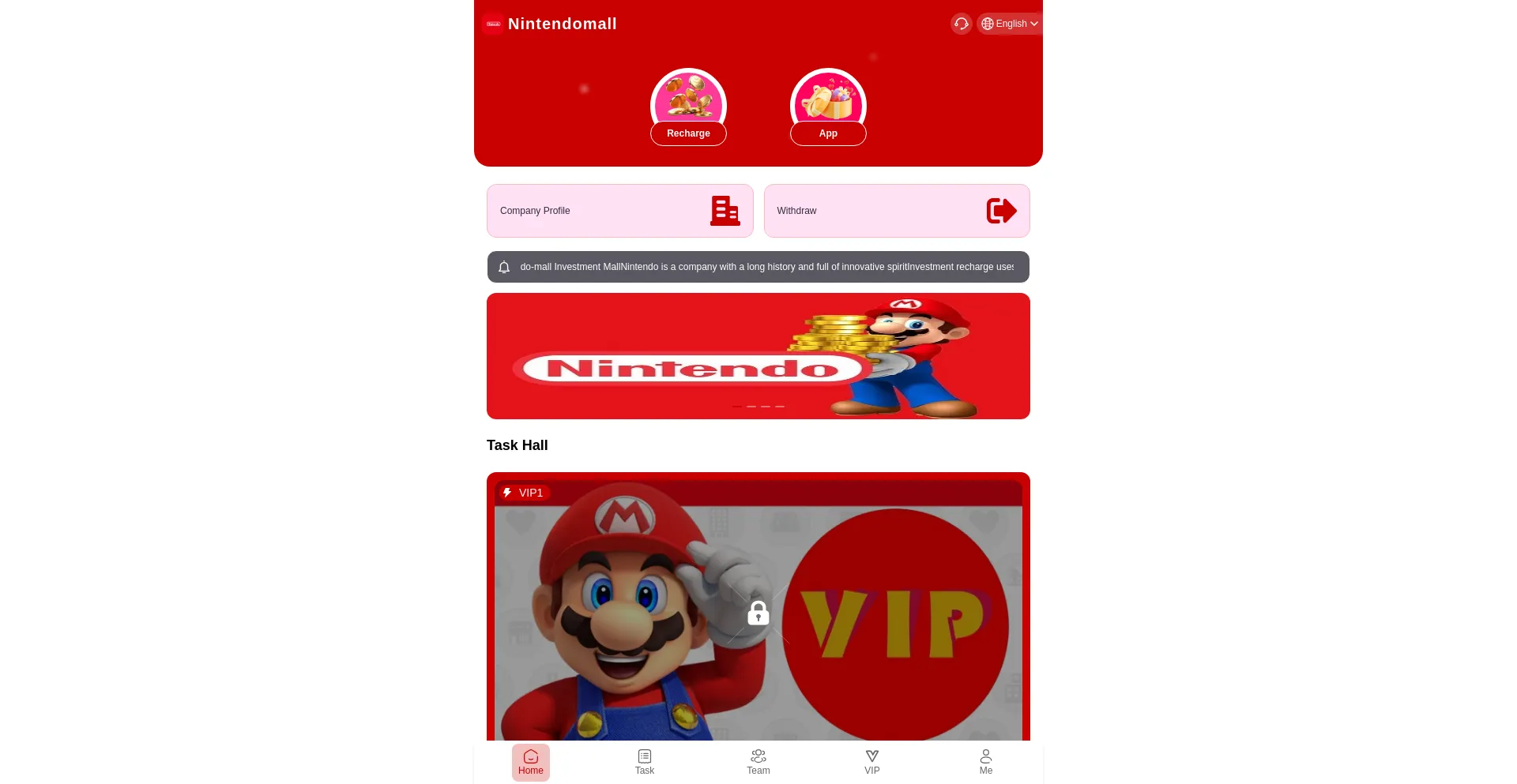 Website screenshot of Testsdsd2.vip