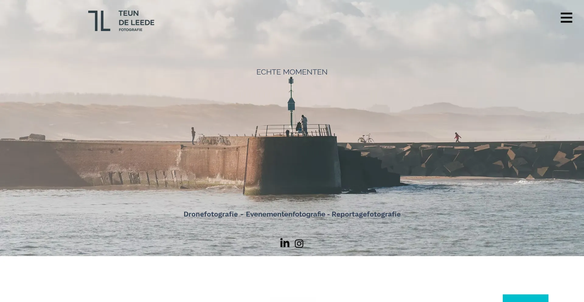 Website screenshot of Teundeleedefotografie.com