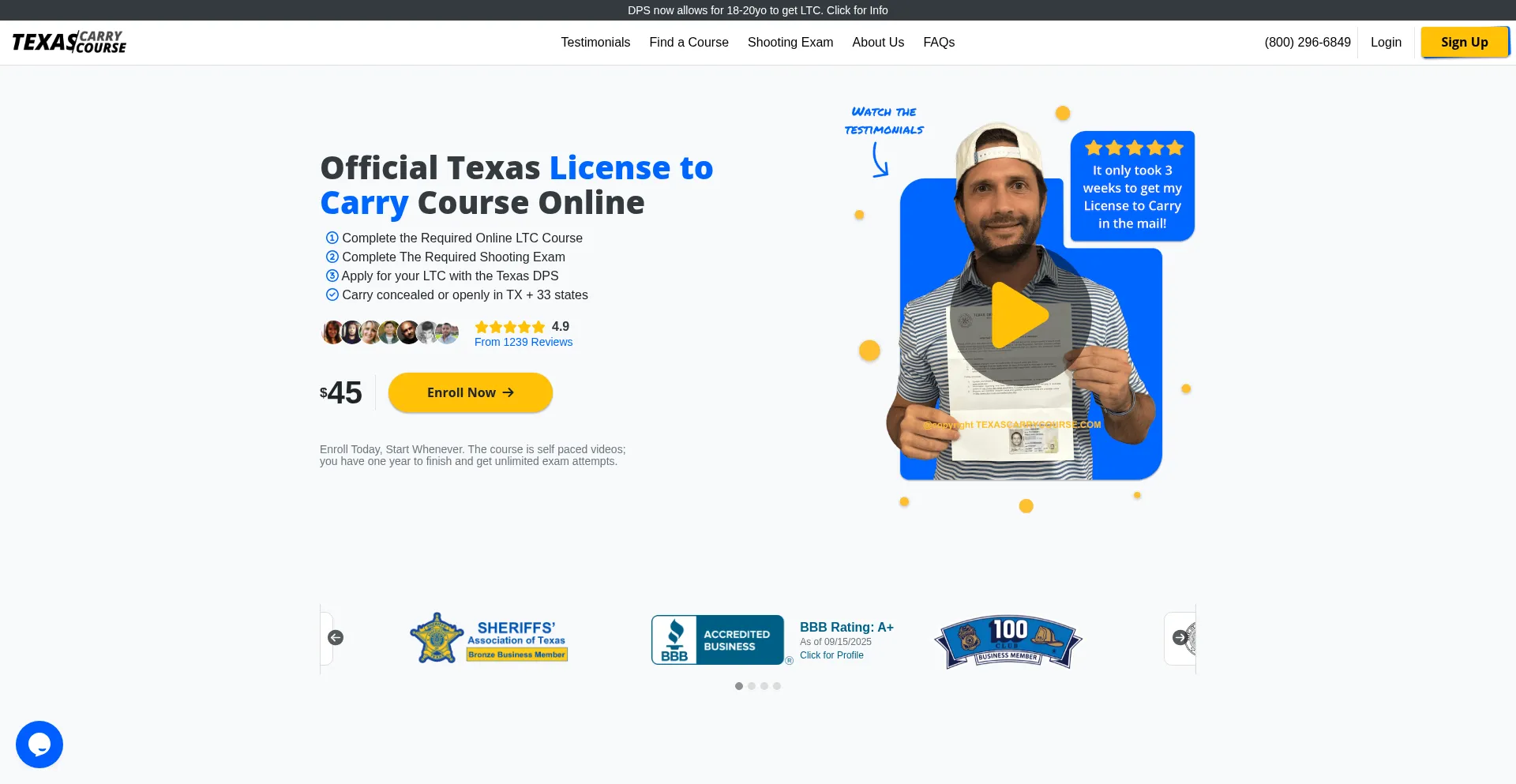 Is Texascarrycourse.com Safe?