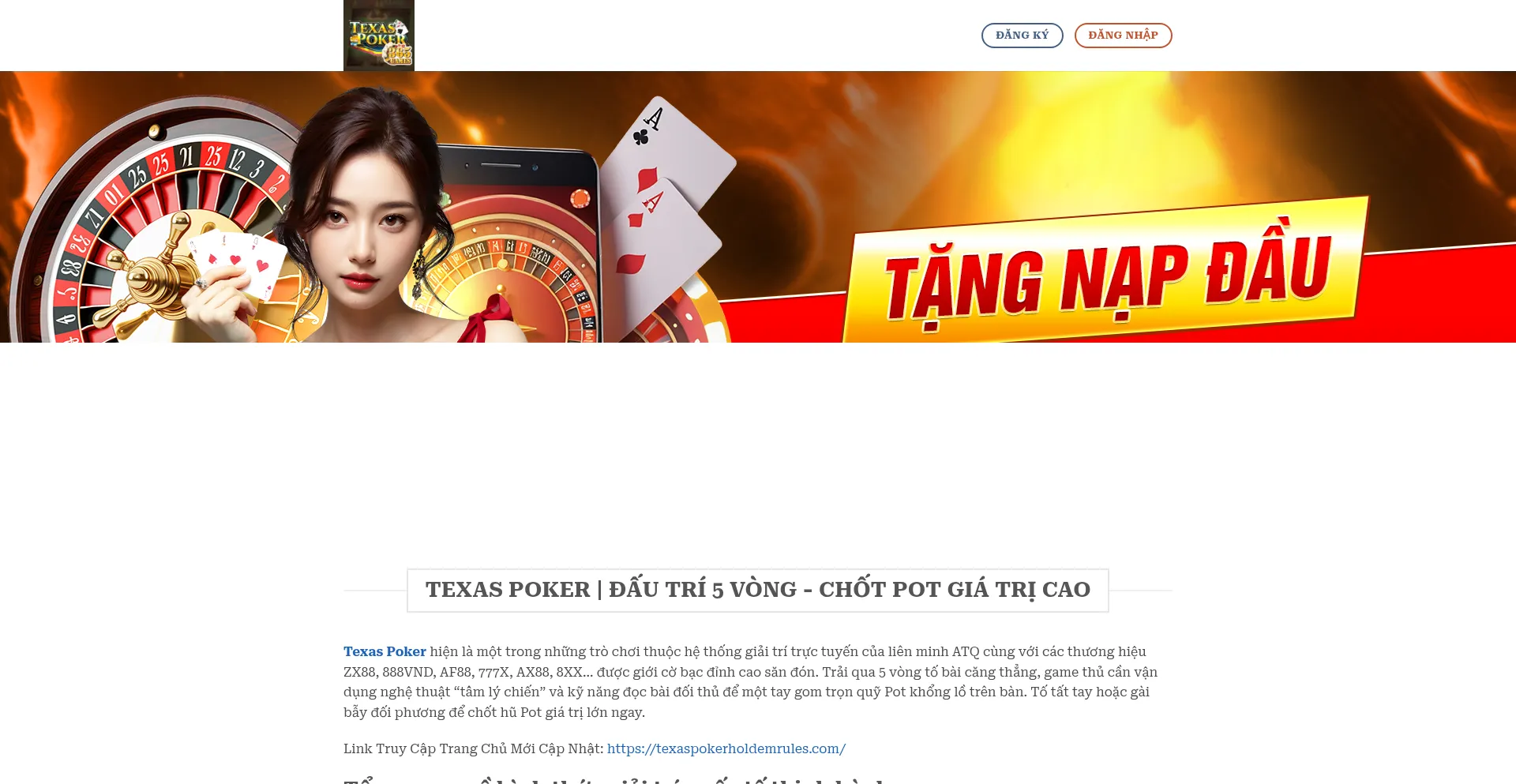 Texaspokerholdemrules.com