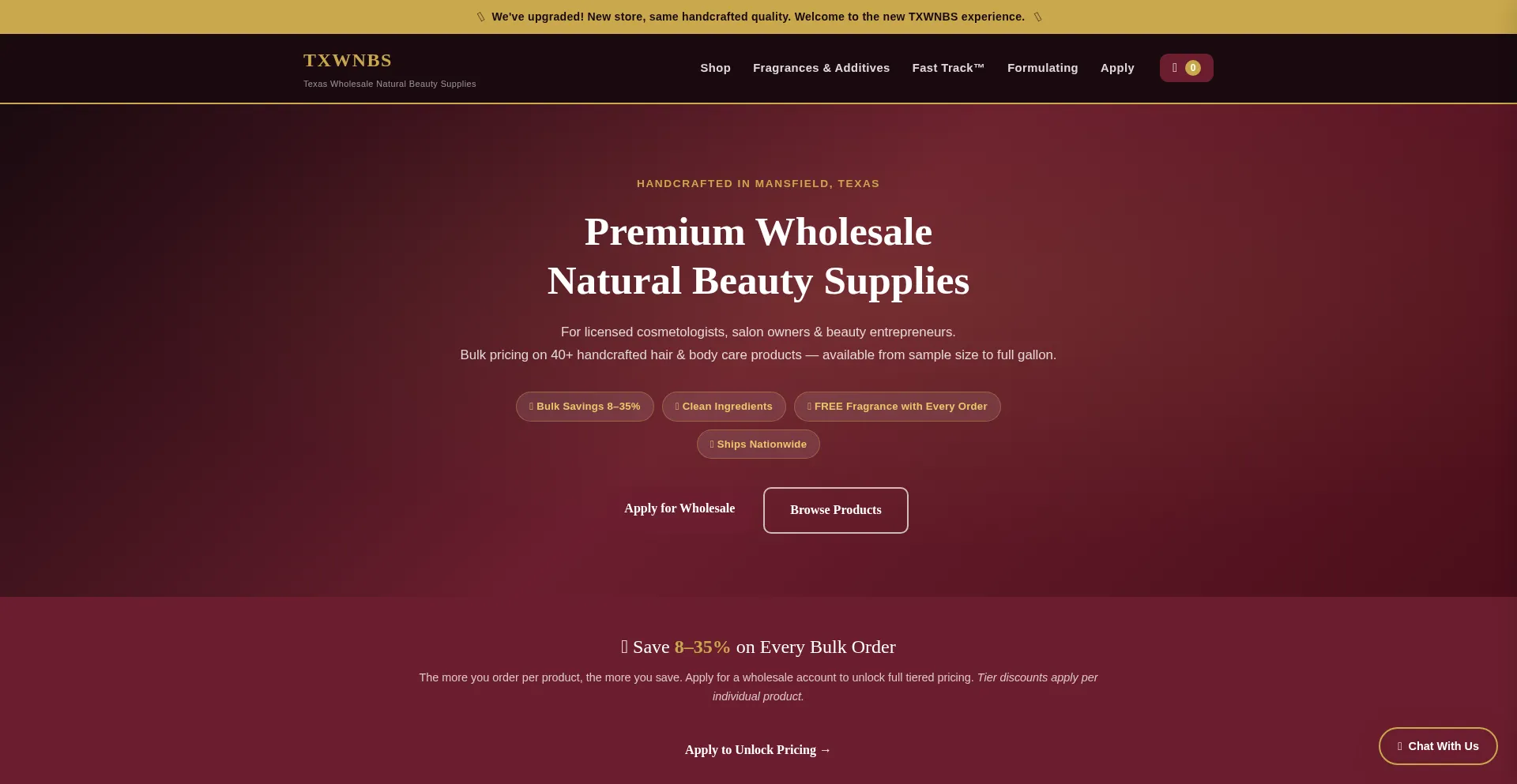 Texaswholesalenaturalbeautysupplies.com