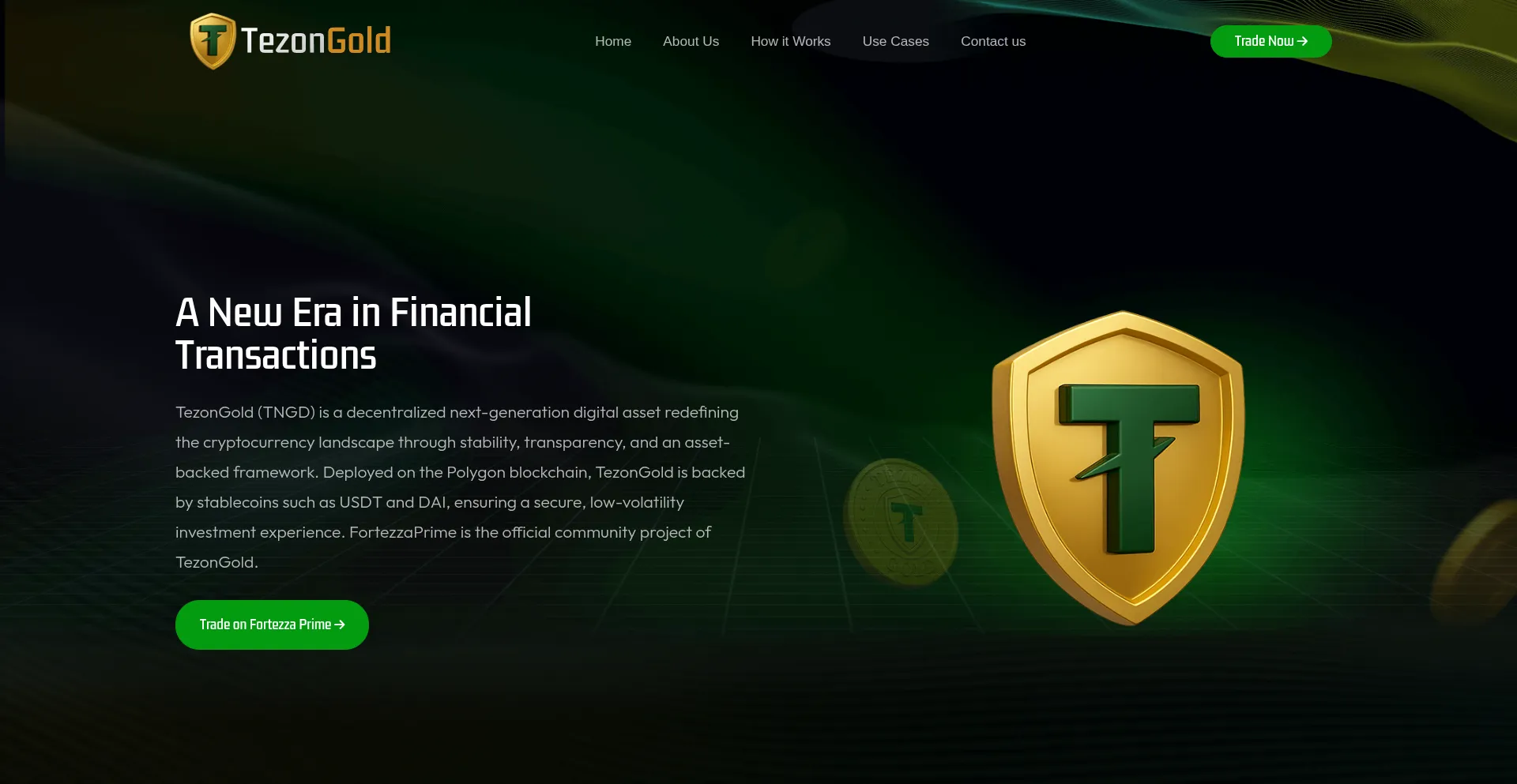 Tezongold.com Screenshot