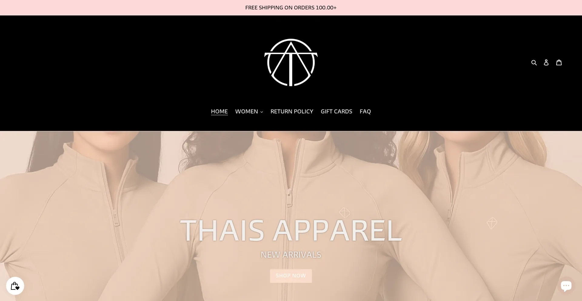 Website screenshot of Thaisapparel.com