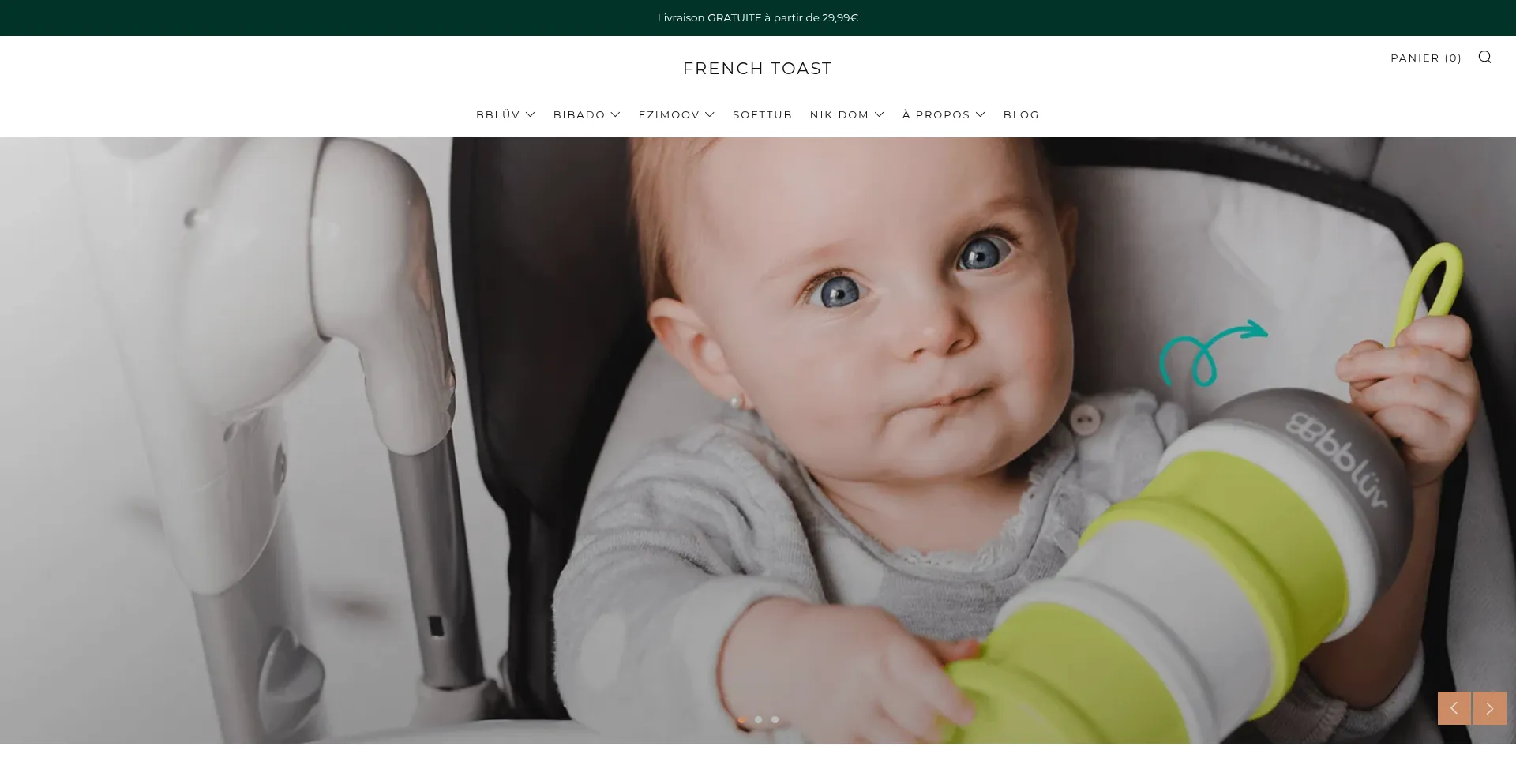 Website screenshot of The-french-toast.com