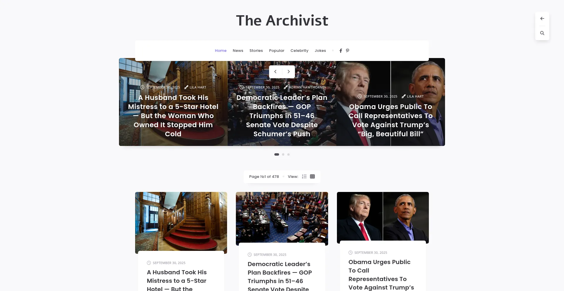 Thearchivist24.com Screenshot