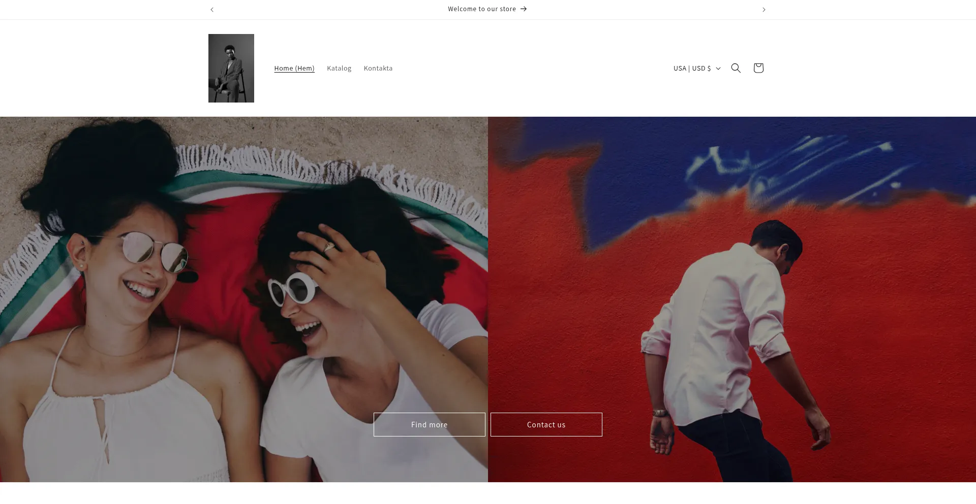 Website screenshot of Theastore.se