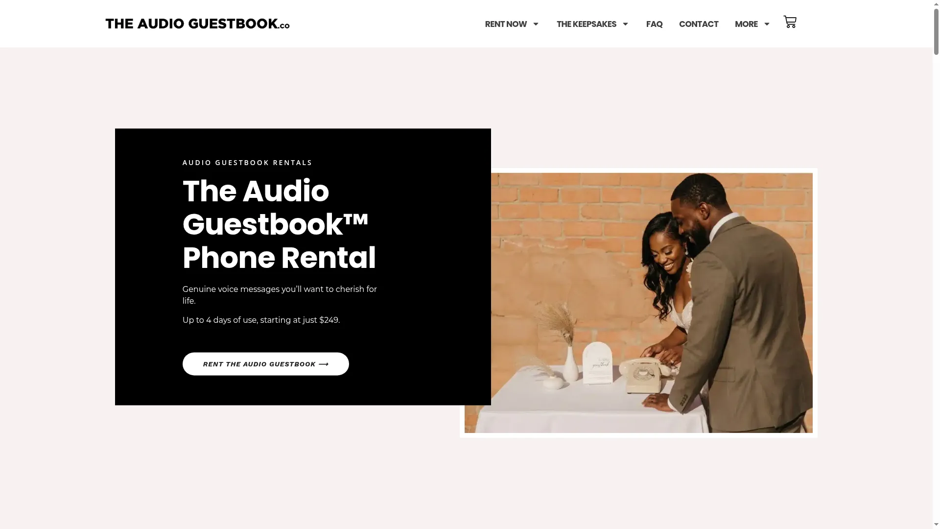 Theaudioguestbook.co