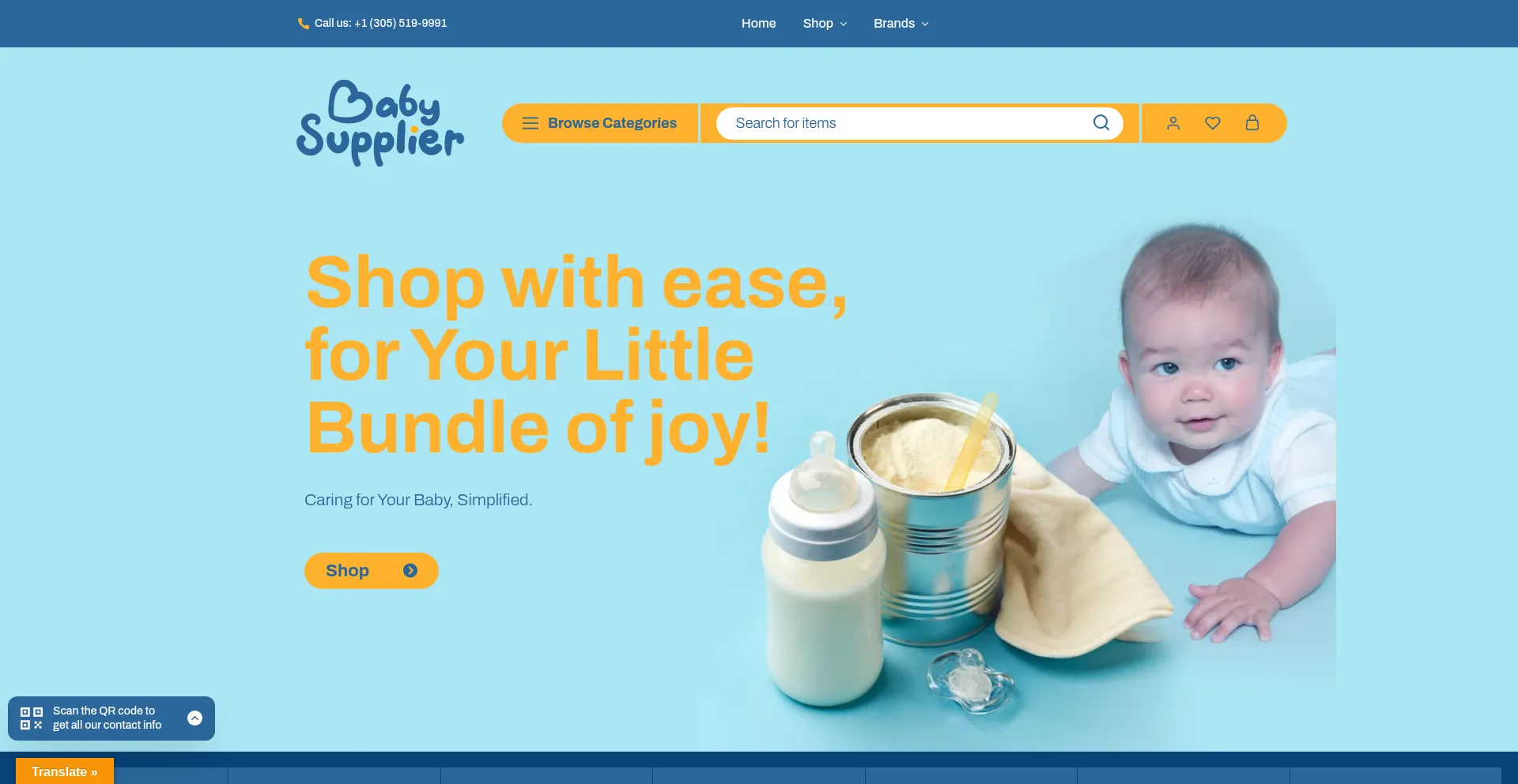 Thebabysupplier.com Screenshot