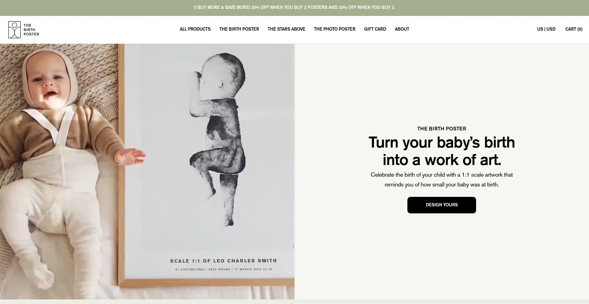 Thebirthposter.com Screenshot