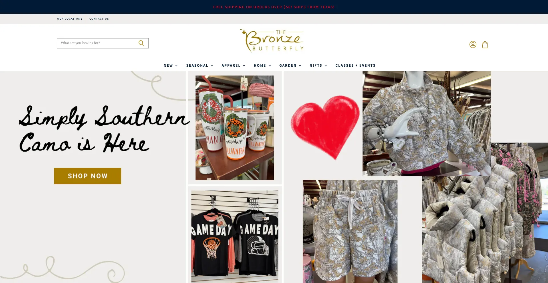 Thebronzebutterfly.com Screenshot