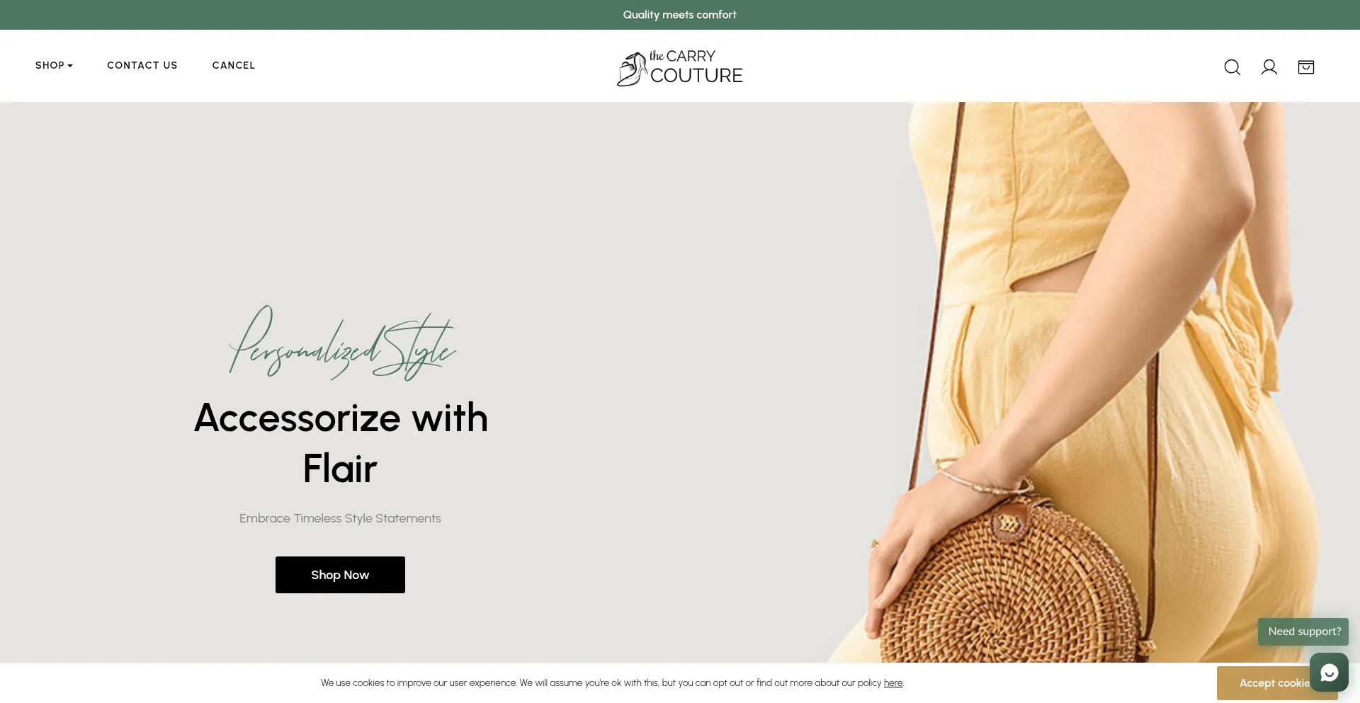 Thecarrycouture.com Screenshot