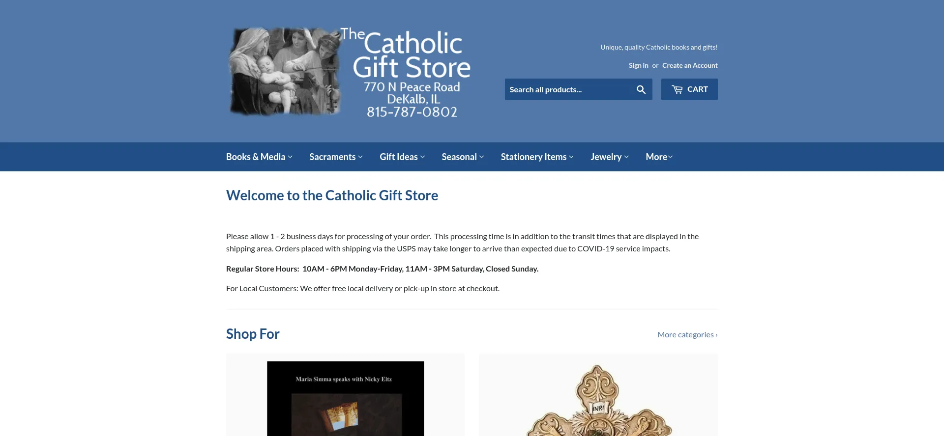 Thecatholicgiftstore.com