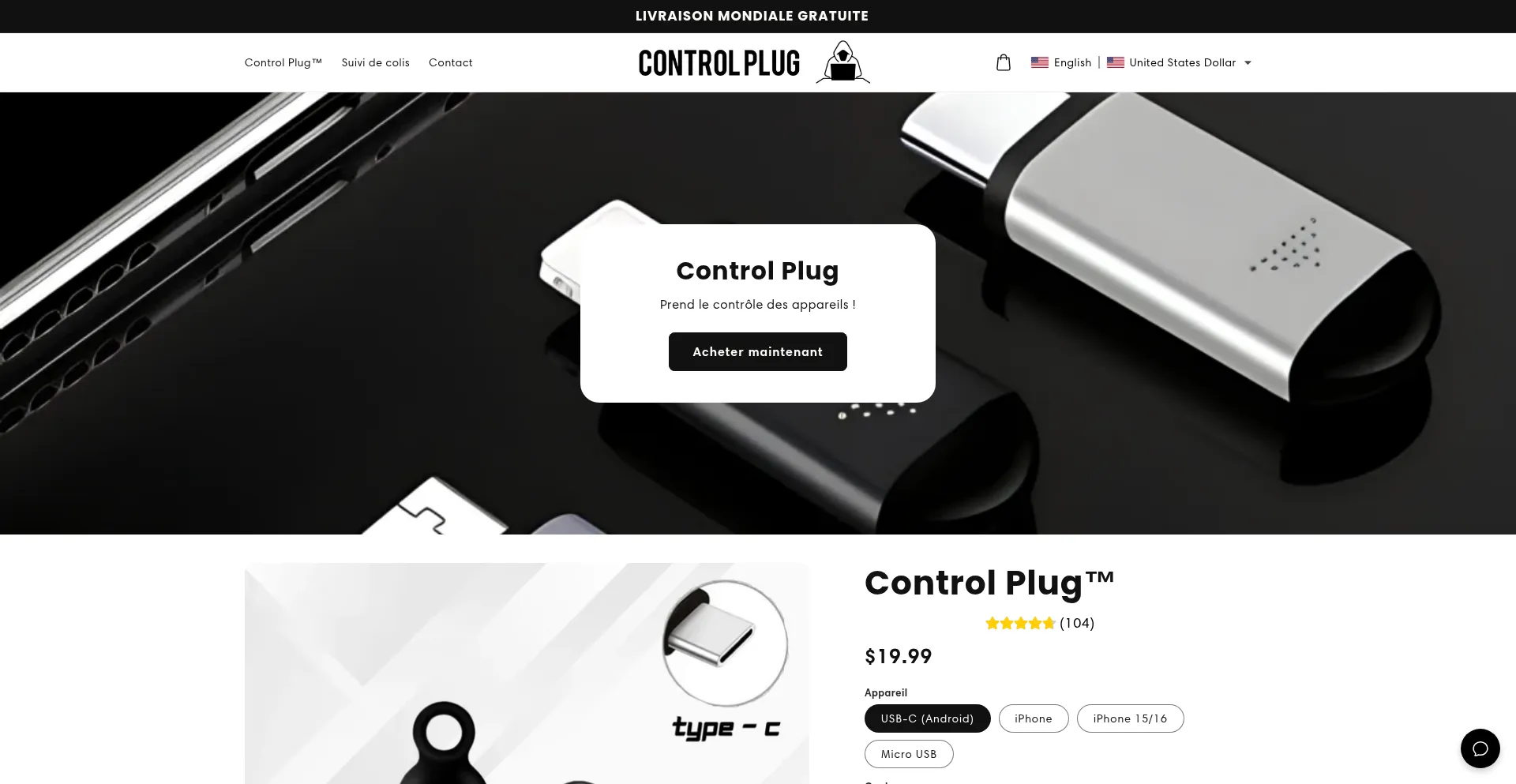 Thecontrolplug.com Screenshot
