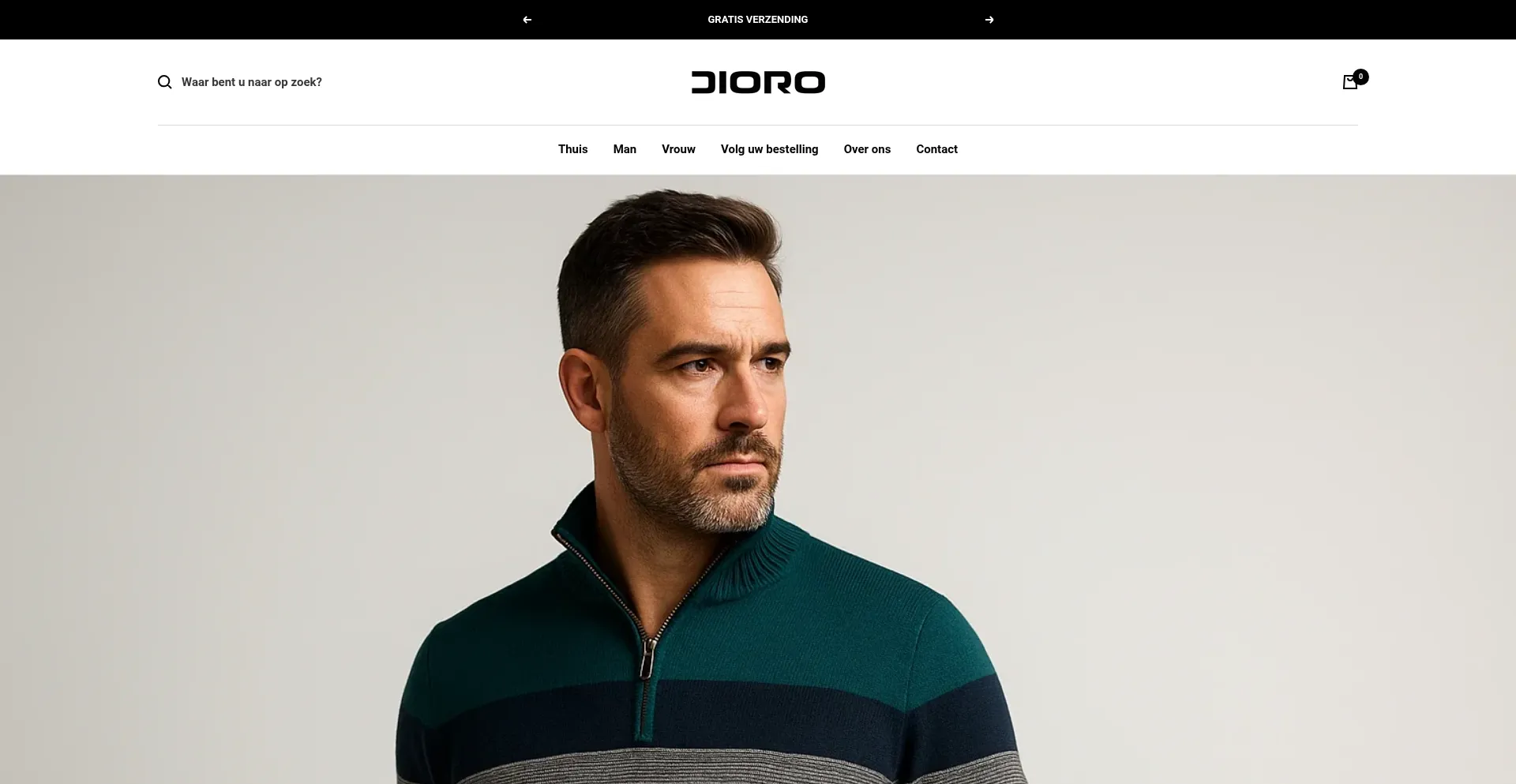 Website screenshot of Thedioro.com